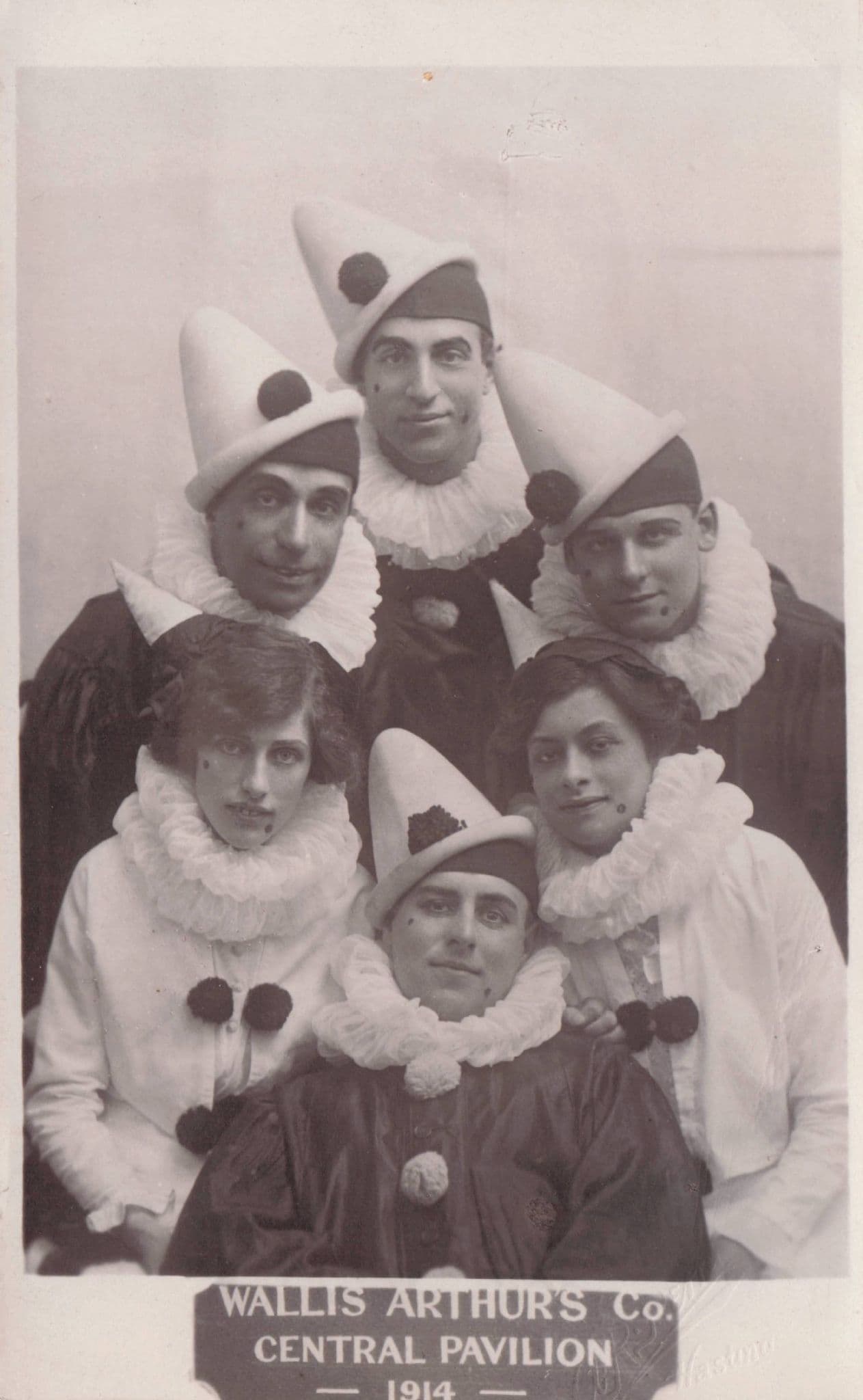 Wallis Arthurs Brighton Pavillion Pierrots 1914 WW1 Postcard