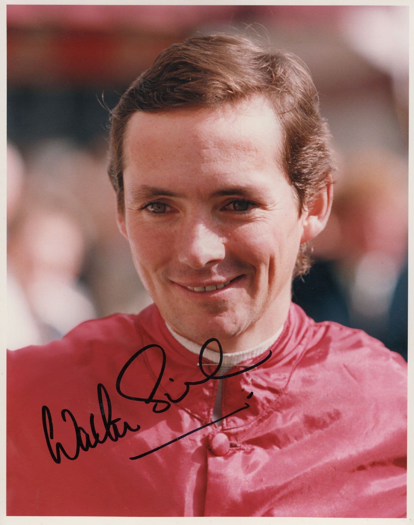 Walter Swinburn Giant 10x8 Horse Race Racing Hand Signed Photo