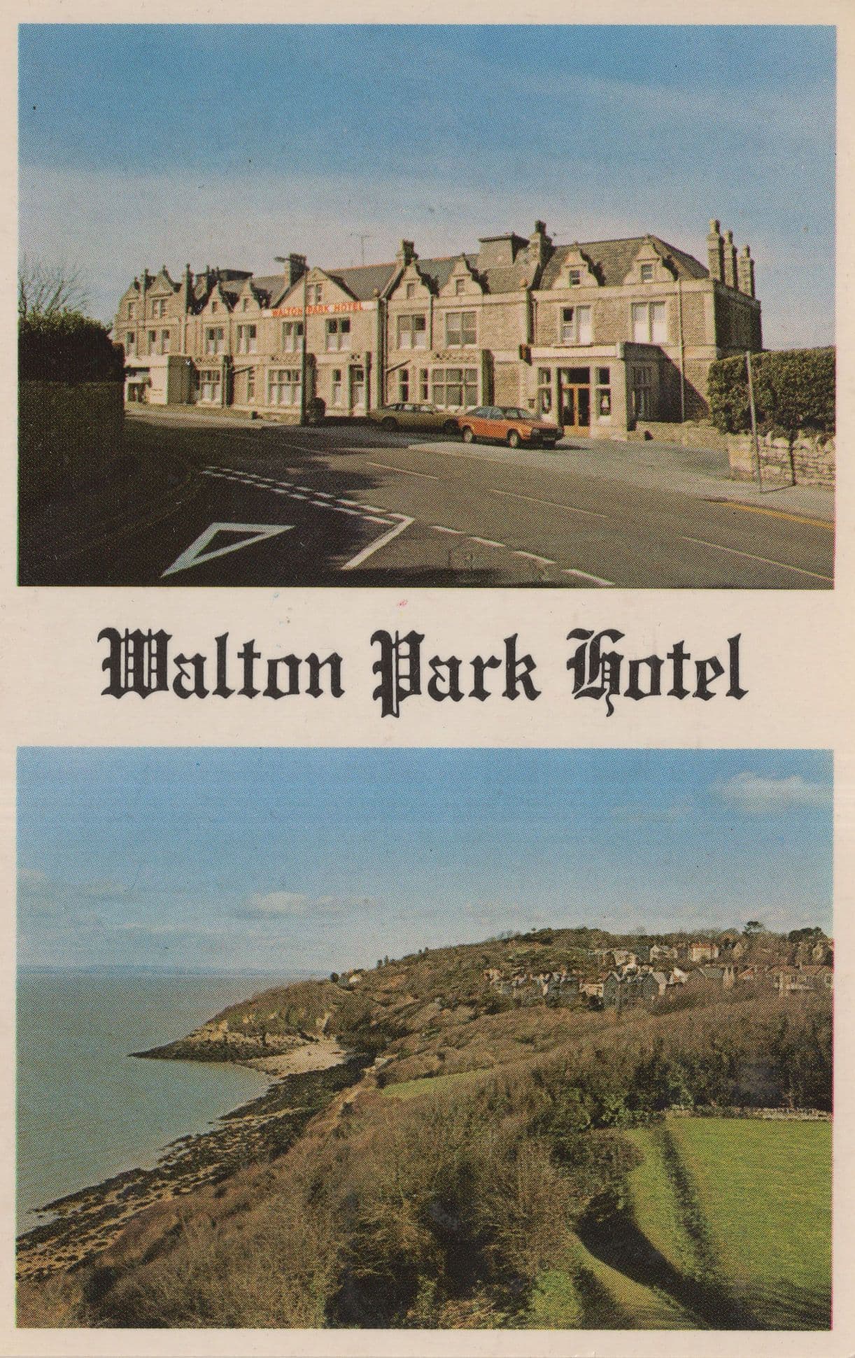 Walton Park Hotel Clevedon Avon 1980s Postcard