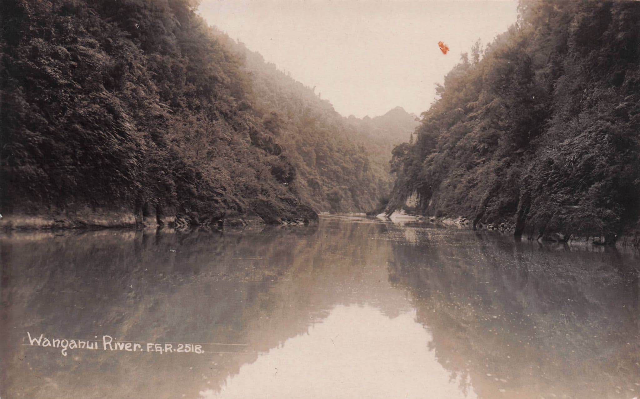 Wanganui River New Zealand Old RARE Real Photo Postcard