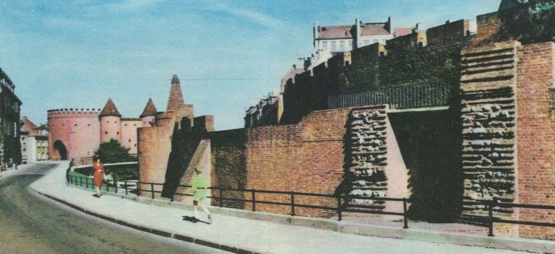 Warszawa Poland Rare Unique Bookmark 6" x 2" Postcard