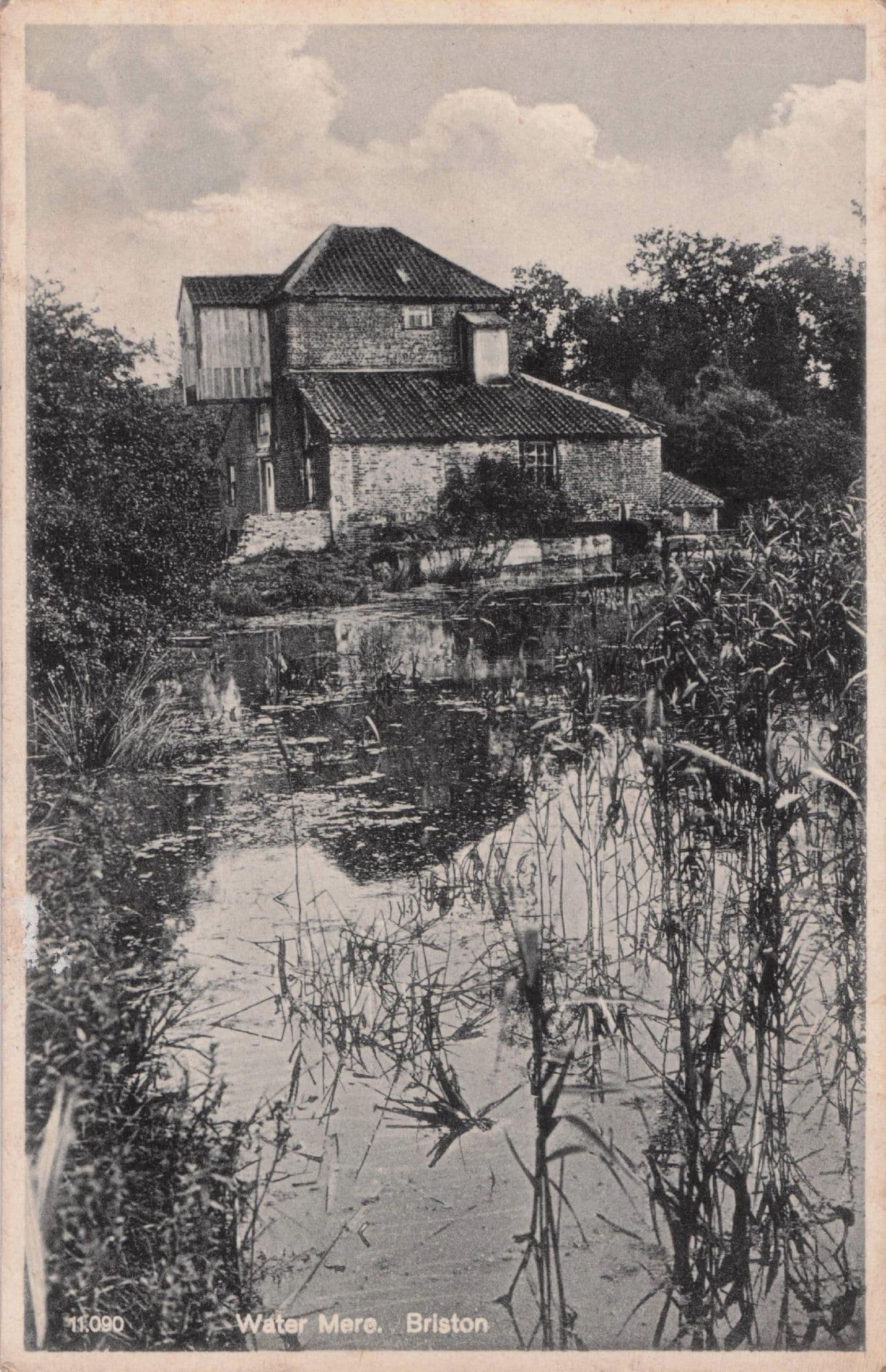 Water Mere Briston Old Norfolk Real Photo Postcard