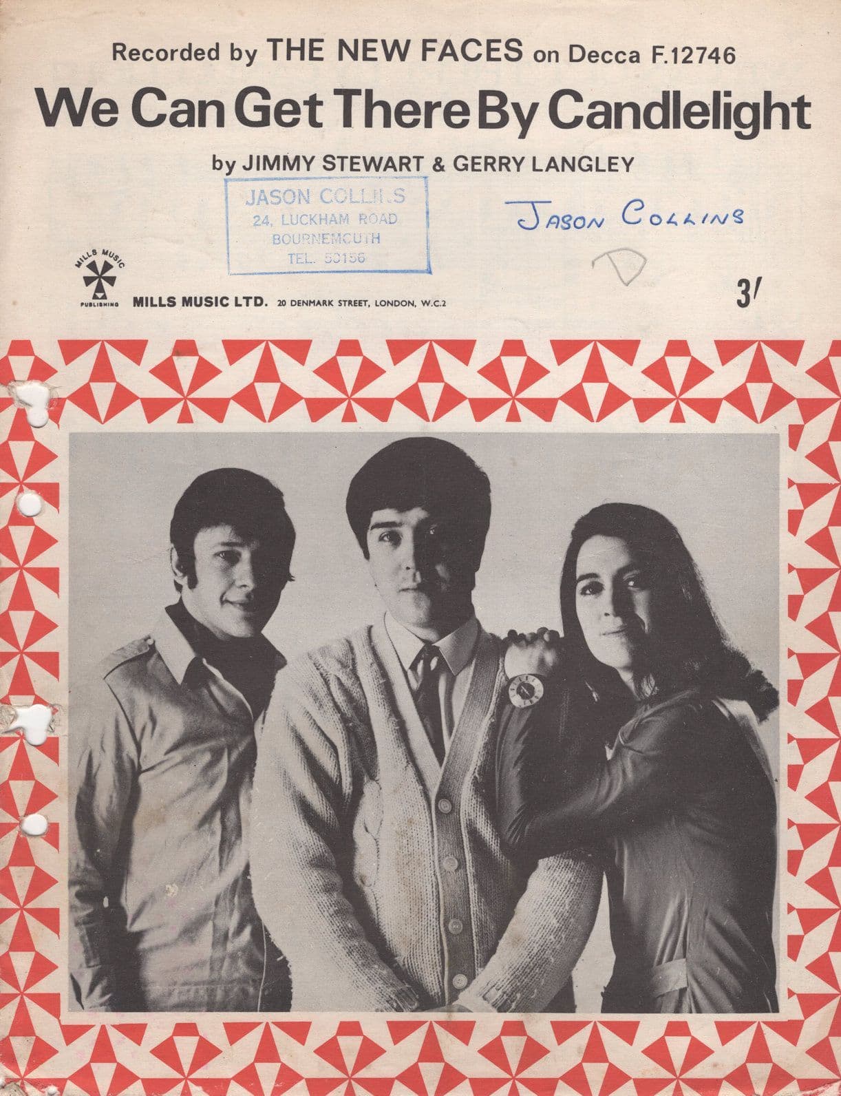 We Can Get There By Candlelight The New Faces Sheet Music