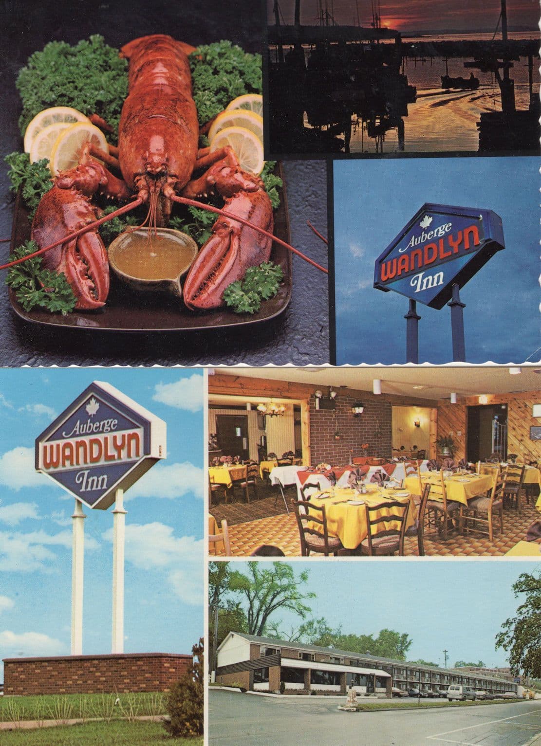 Welcome To Wandlynn Inns 2x New Brunswick Canada Postcard s