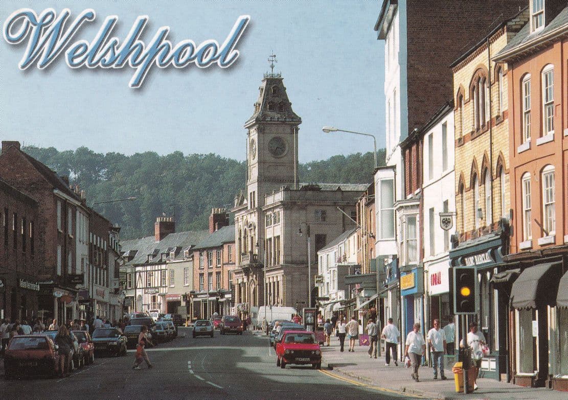Welshpool Corals Bookmakers Gambling Shop Welsh Postcard