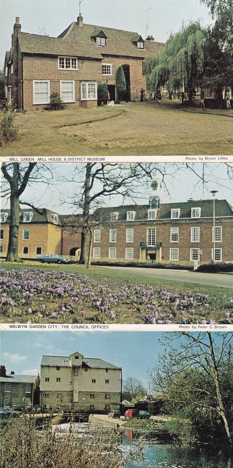 Welwyn Garden City Council Offices 3x Womens Institute Postcard s