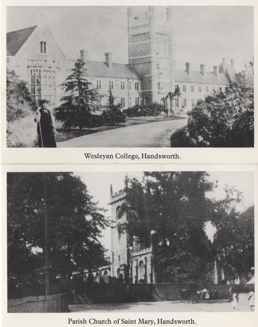 Wesleyan College Saint Mary Church Handsworth Birmingham 2x PB Postcard s