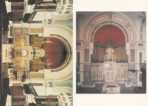 West London Synagogue Jewish Jew 1997 2x Postcard s