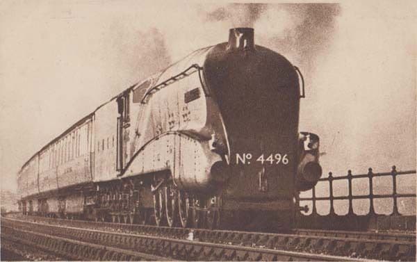 West Riding LNR 4496 Train Antique Railway London Photochrom Railways Postcard
