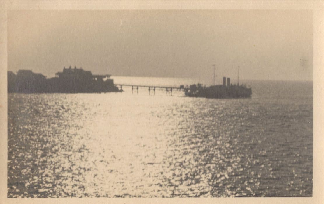 Weston Cardiff Welsh Steamer Ship Old Plain Back Postcard