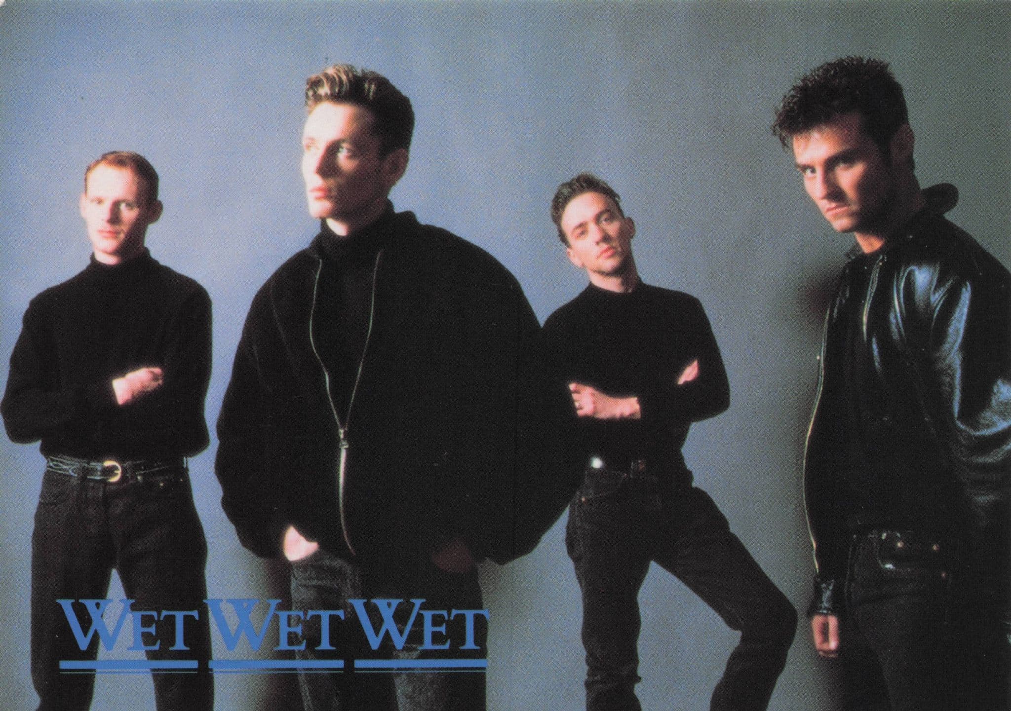 Wet Wet Wet Pop Group Reflex Marketing Photo Postcard