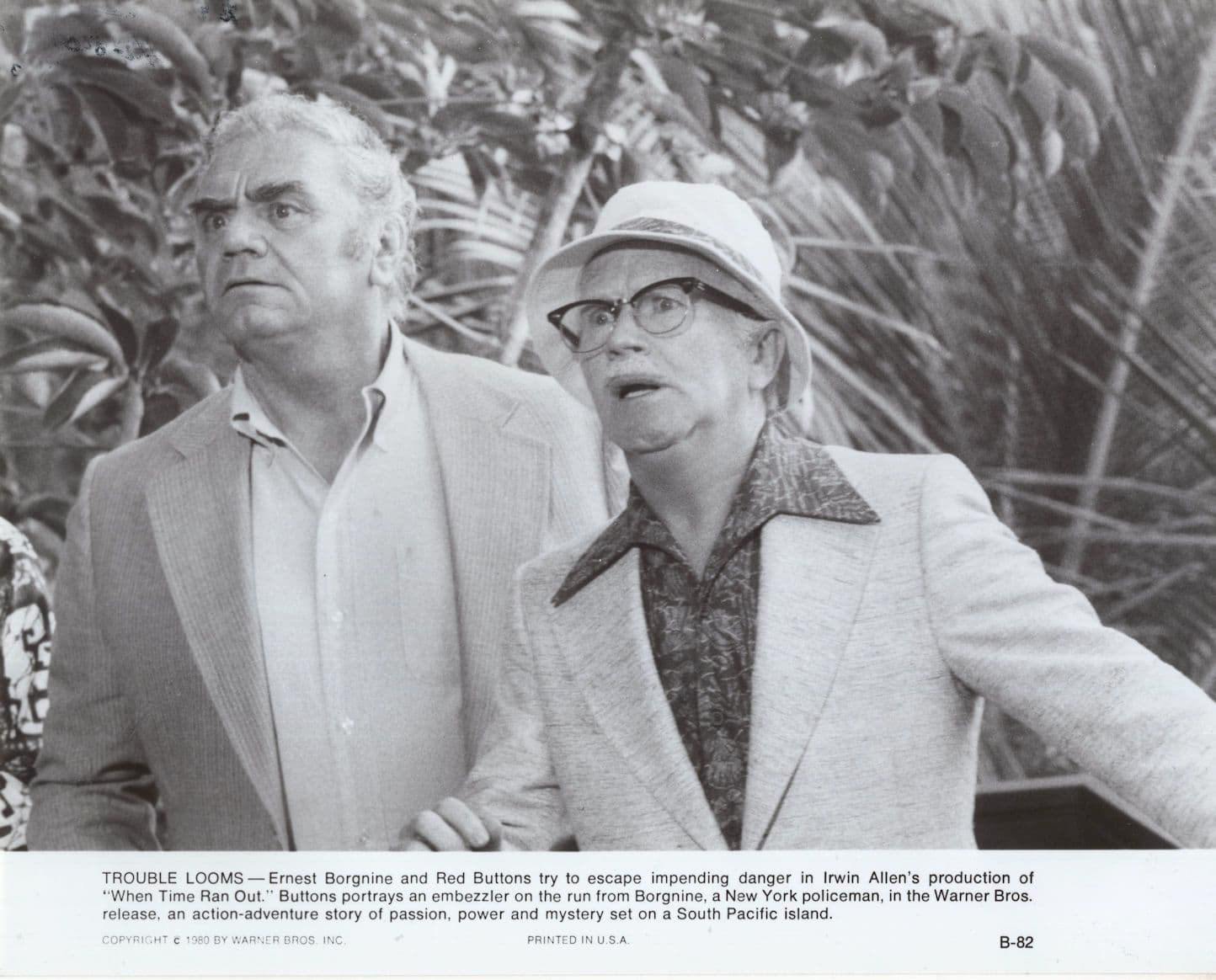 When Time Ran Out Tom Conti Film Monochrome Large Media Photo
