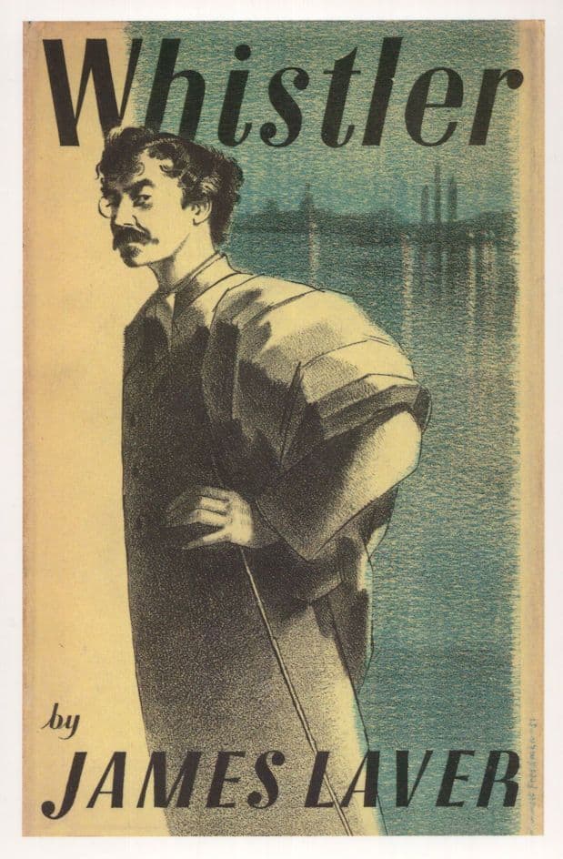 Whistler James Laver Historic Painter Artist 1930 Book Postcard