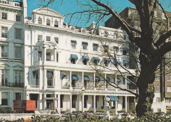 White's Hotel Lancaster Gate London 1980s Postcard