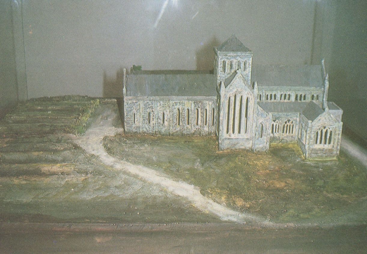 Whithorn Priory Medieval Model as in 1500 AD Exhibit Postcard