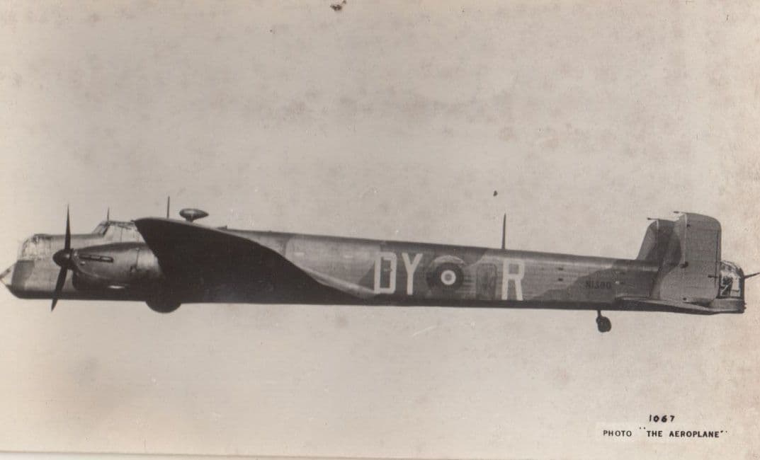 Whitley AW38 RR Merlin Military War Real Photo Aircraft Plane Postcard