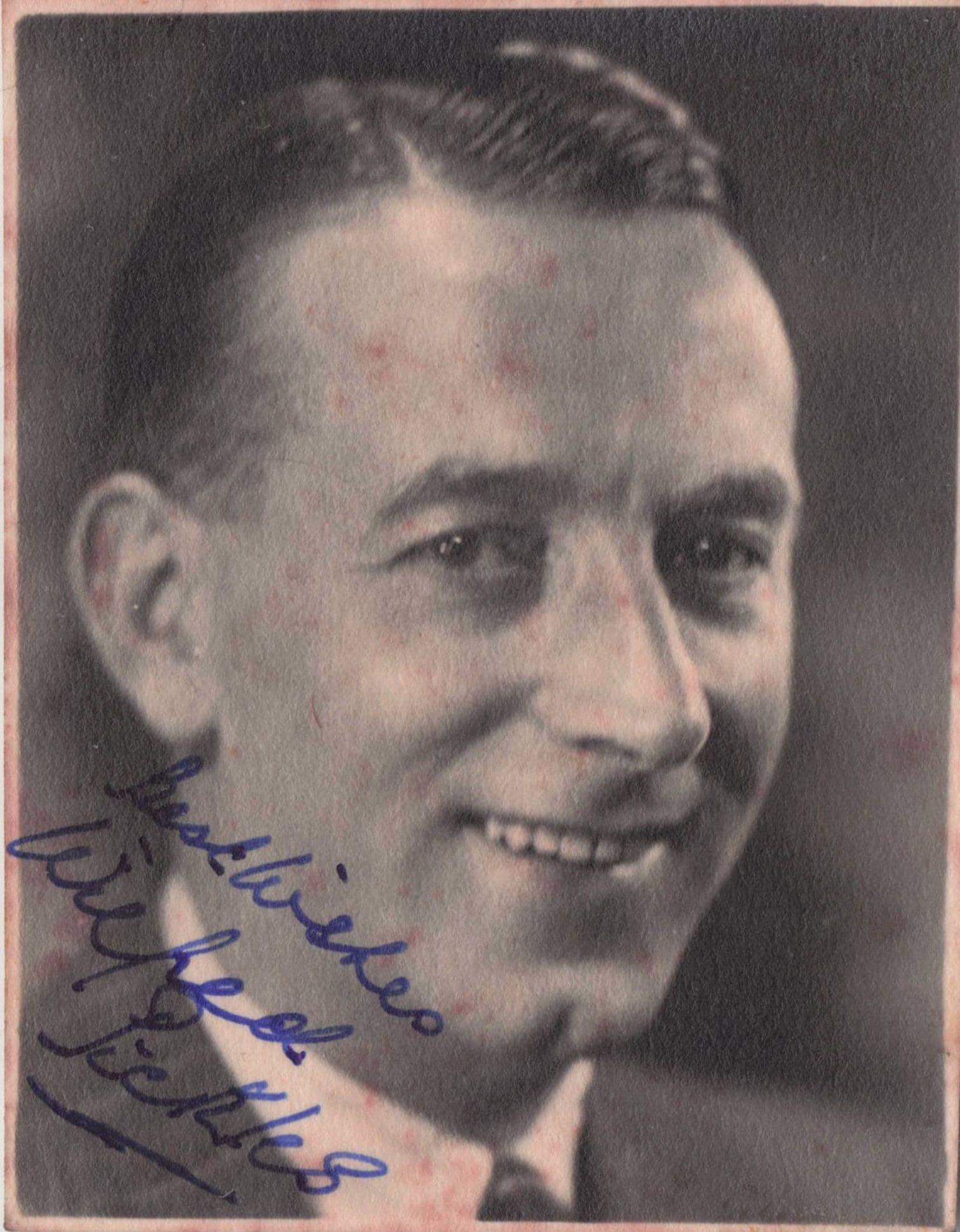 Wilfred Pickles Antique Hand Signed Photo