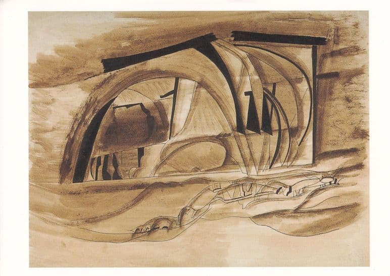 Wilhelmina Barns Graham An Enduring Image Painting Postcard