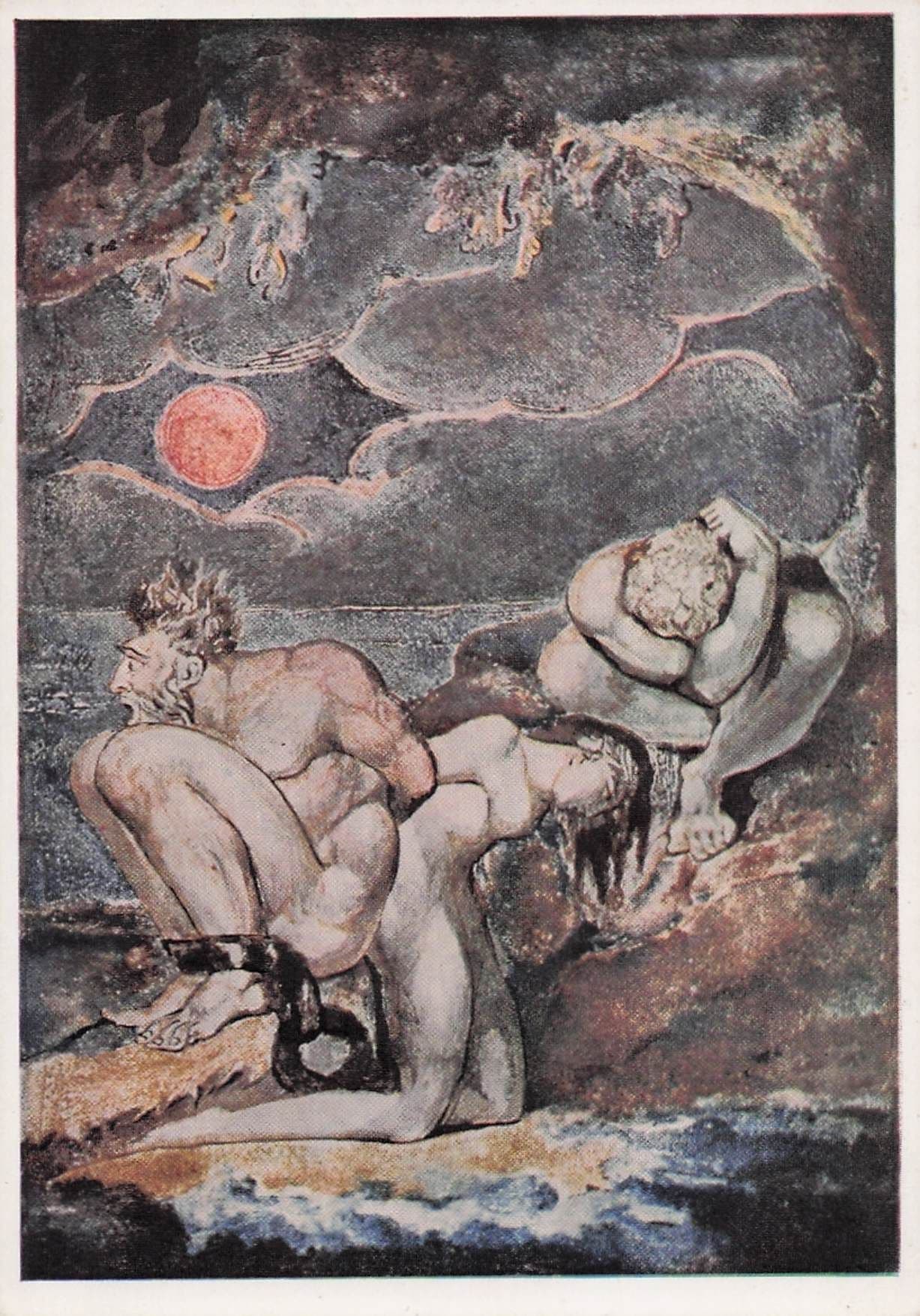 William Blake Visions Of The Daughters Of Albion Painting Postcard
