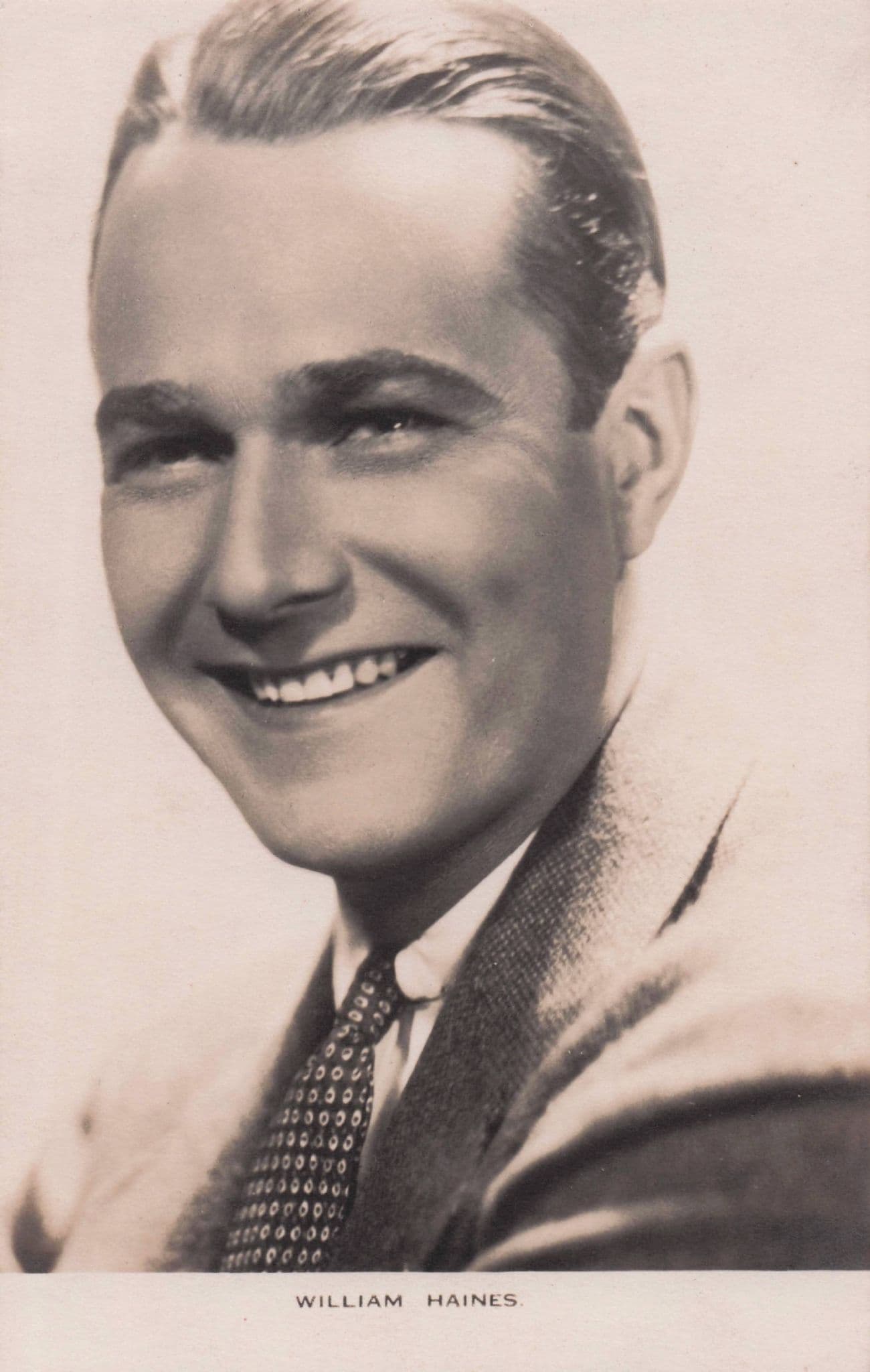 William Haines Actor Film Weekly Vintage Real Photo Postcard