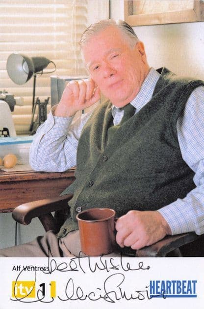 William Simons Alf Ventress Heartbeat Rare Alt HAND Signed Cast Card Photo