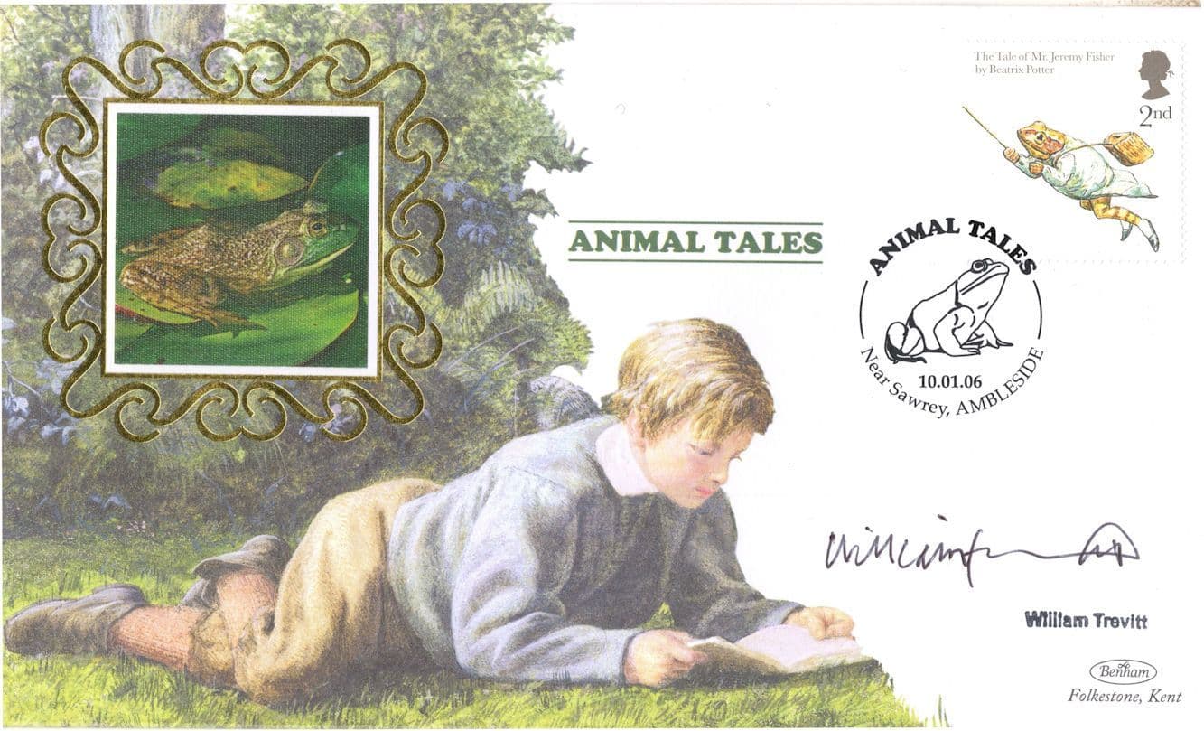William Trevitt Ballet Dancer Animal Tales 2006 Hand Signed Benham FDC