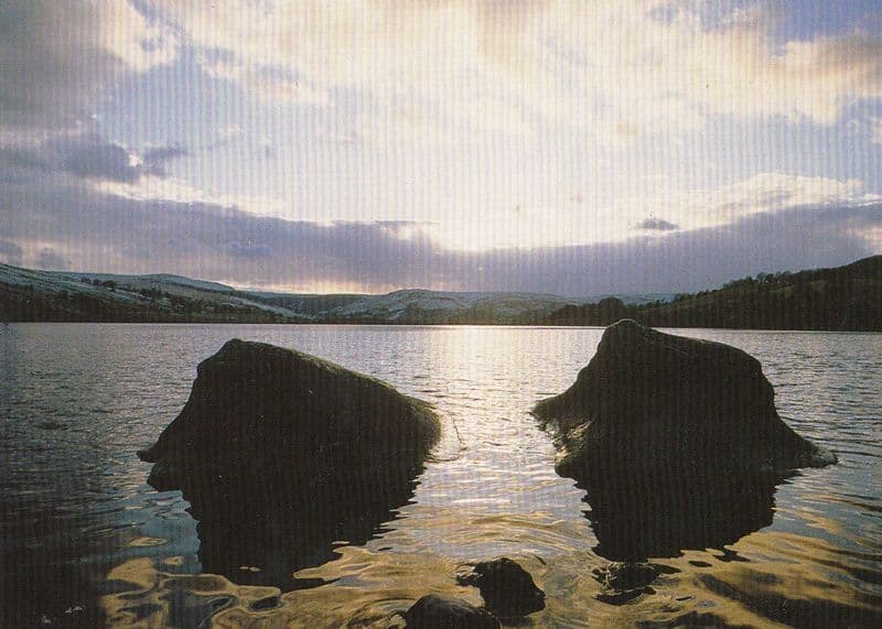 Winter Sunset on the Yorkshire Dales Postcard