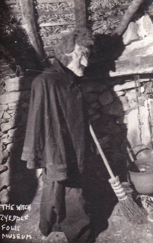 Witch at Ryedale Folk Museum Yorkshire Wicca Crafts Real Photo