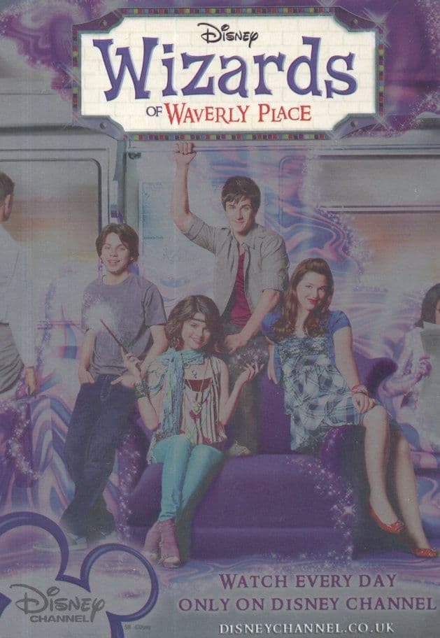 Wizards of Waverly Place Disney Channel TV Advertising Postcard