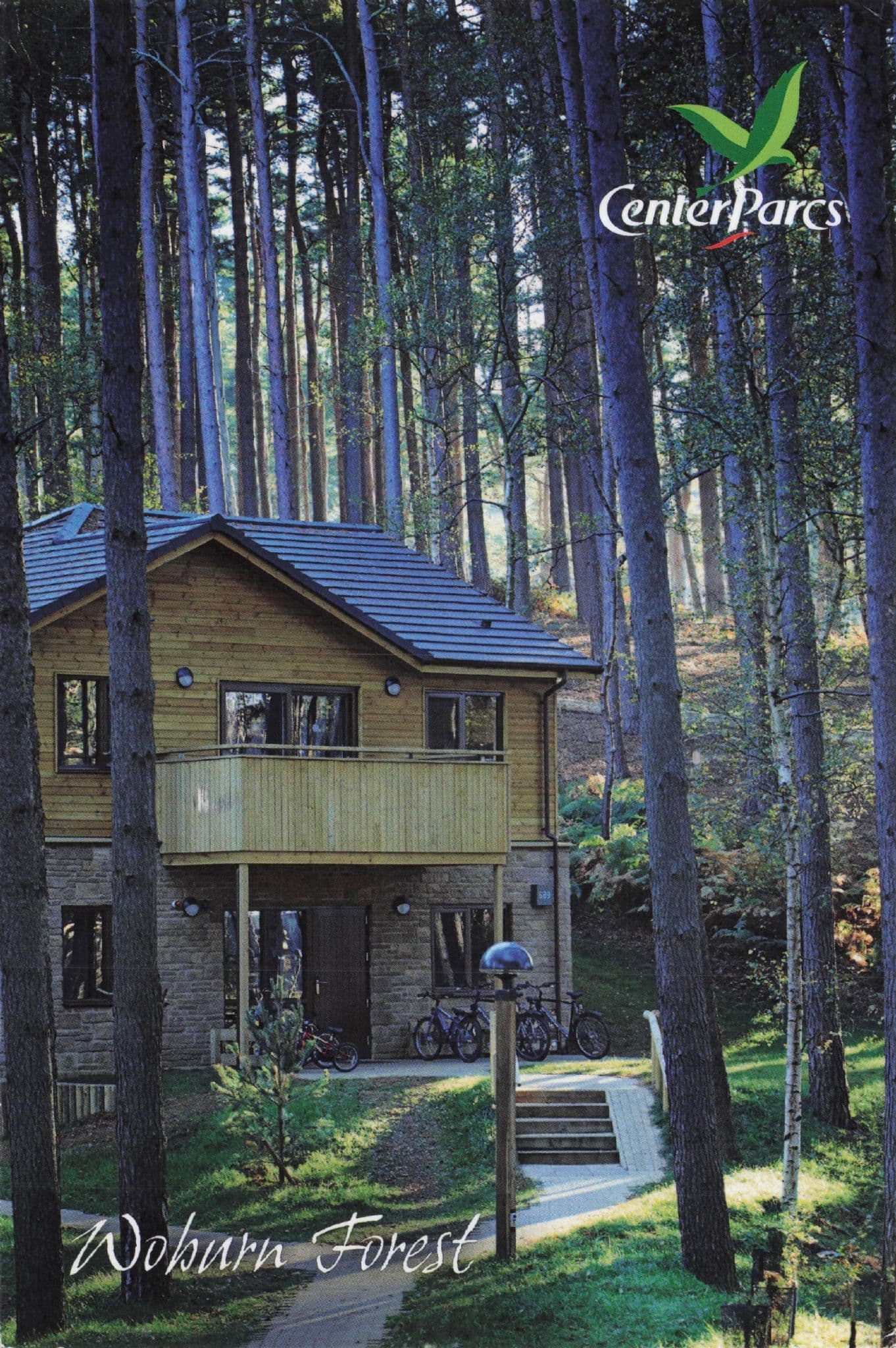 Woburn Forest Center Parcs Bedford Visitor Advertising Postcard