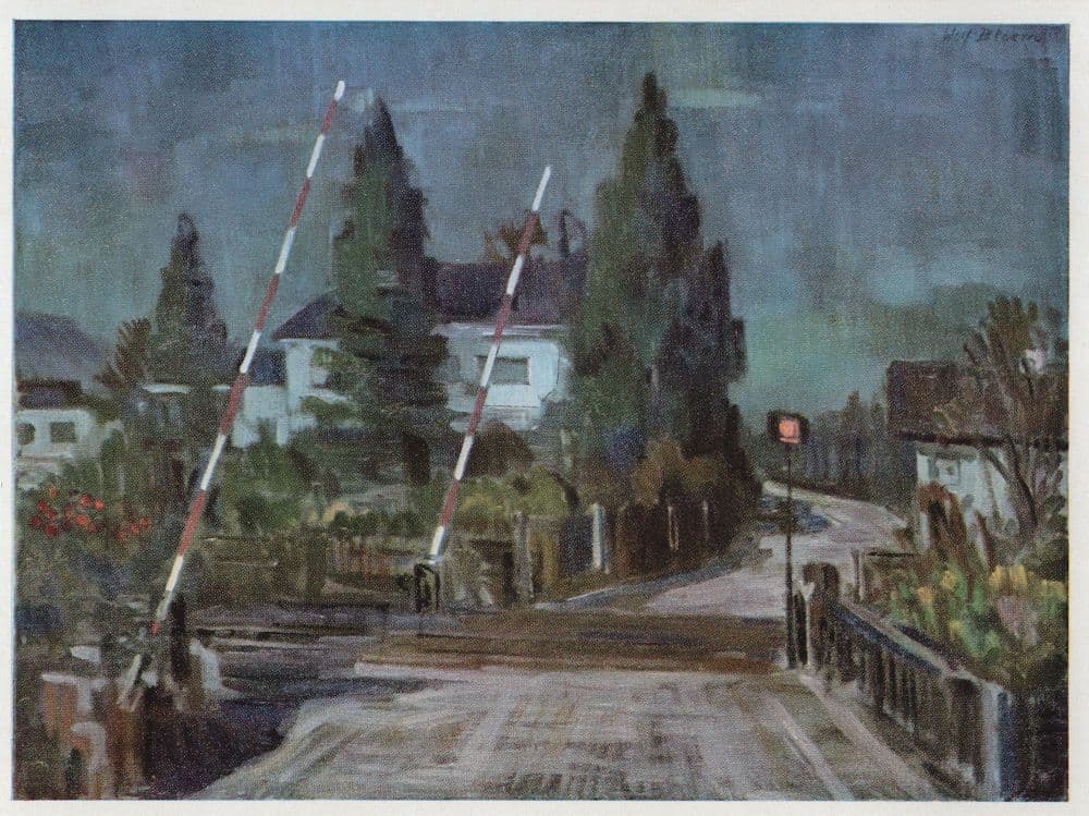 Wolf Bloem German Painter Artist Hand Signed Autograph Postcard