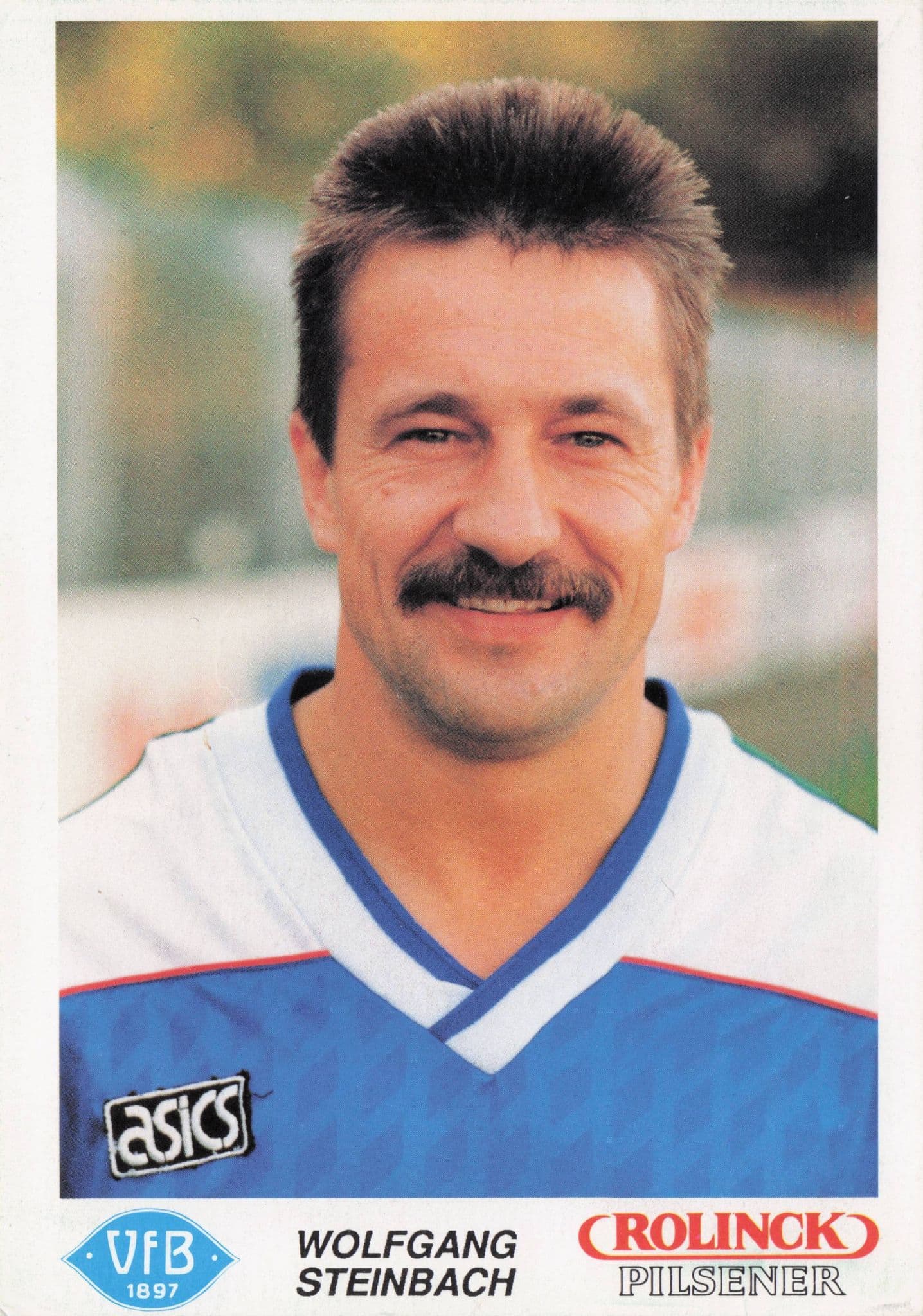 Wolfgang Steinbach FC Magdeburg German Football PB Postcard