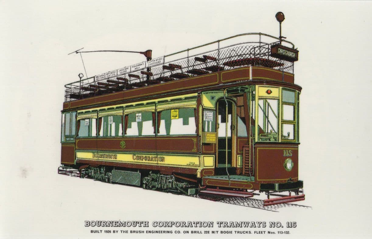 Wolverhampton Corporation Tramways Ettingshall Bus Tram Postcard