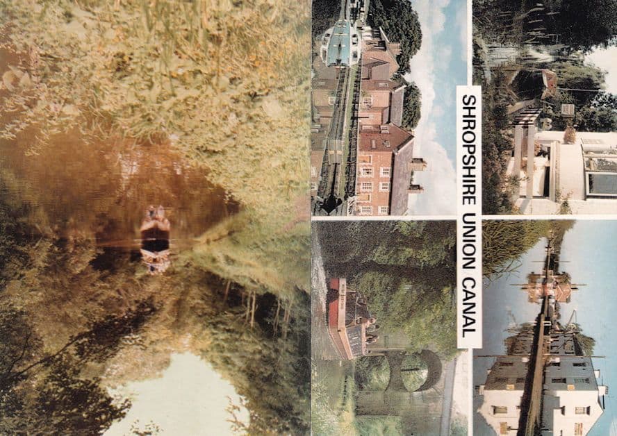 Woodseaves Cutting Shropshire Union Canal 2x Postcard s