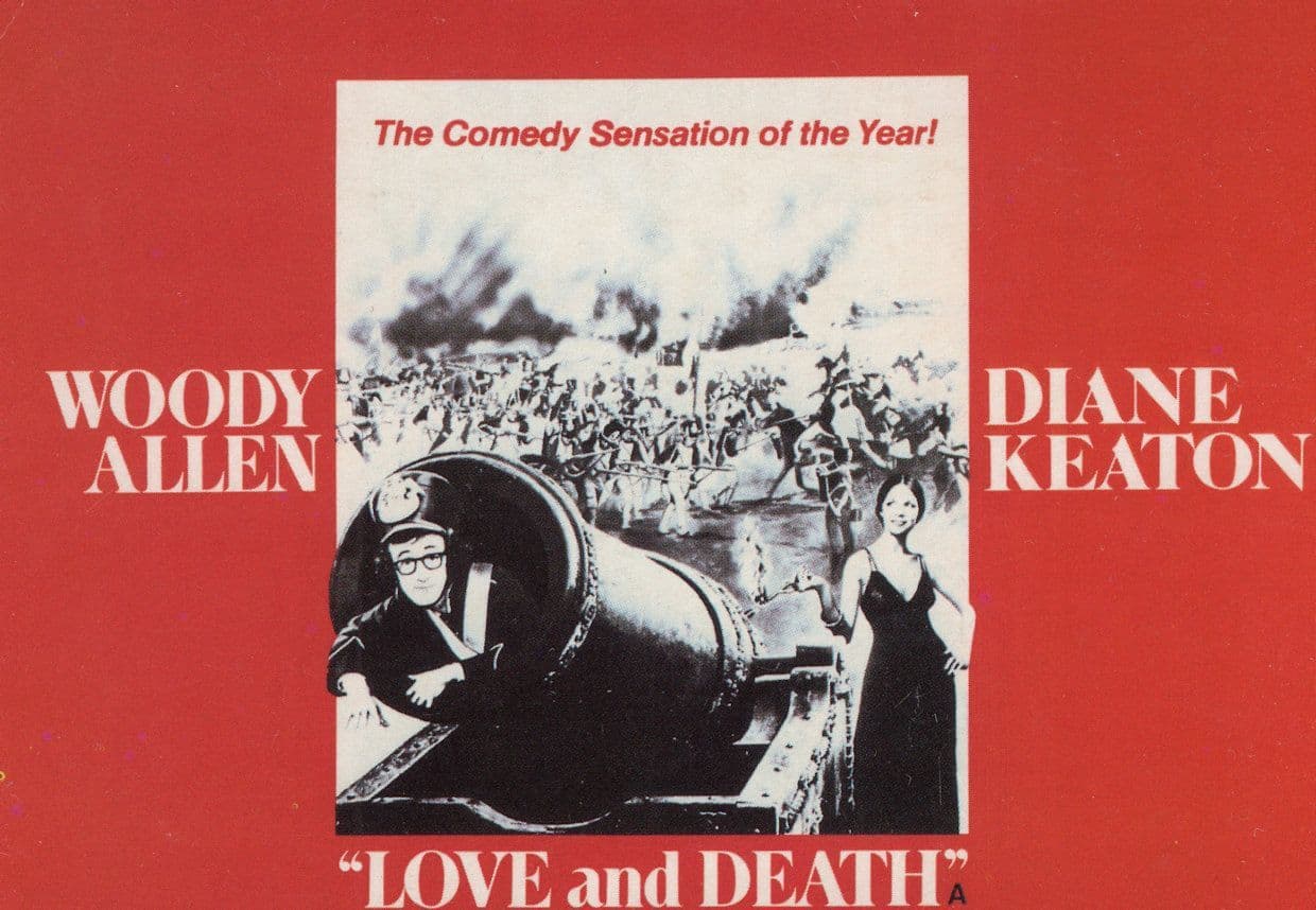 Woody Allen Diane Keaton Love & Death Film Postcard