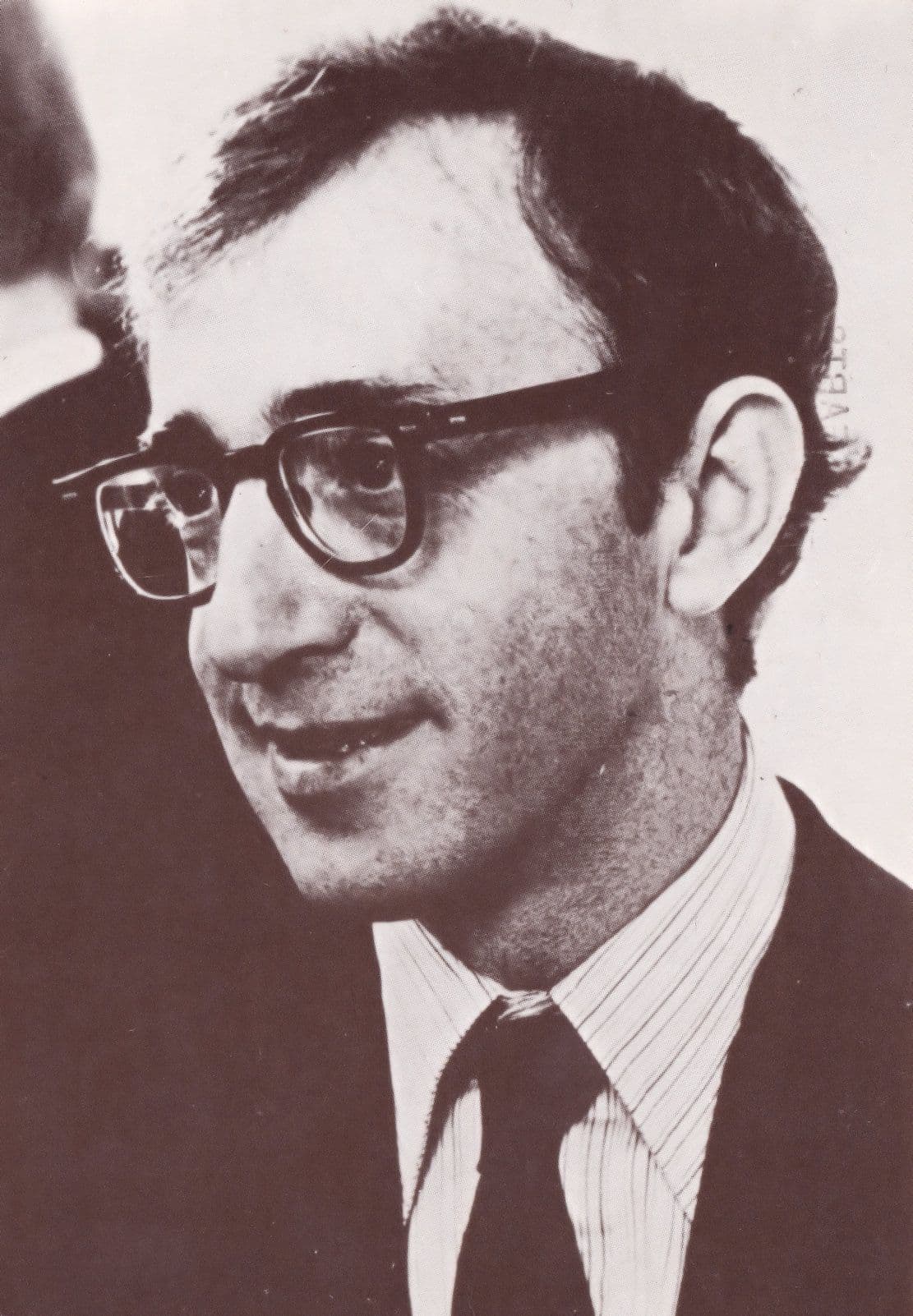 Woody Allen Early Career Rare French Postcard