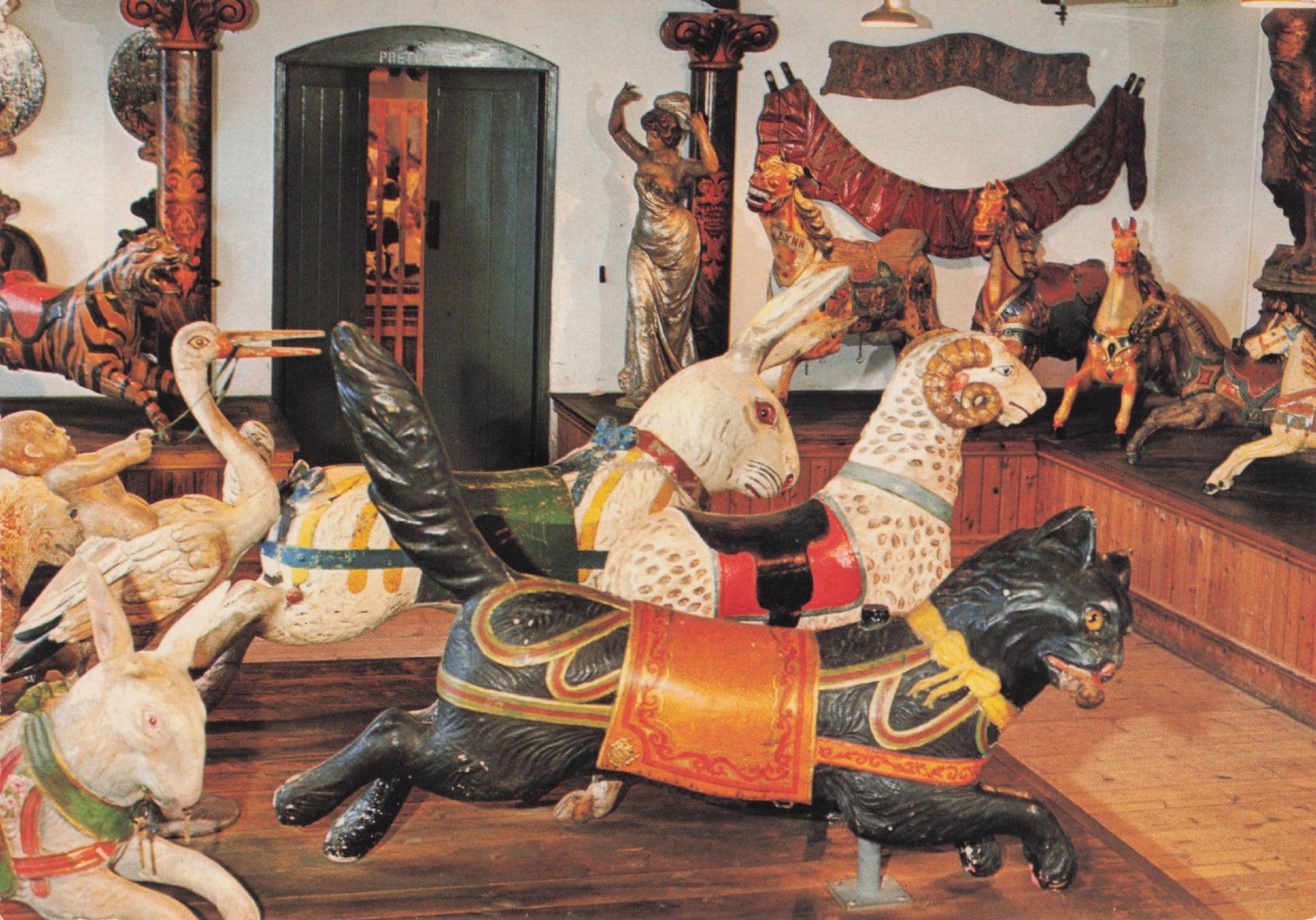 Wookey Hole Alice In Wonderland Style Rabbit Exotic Dancer Fair Postcard