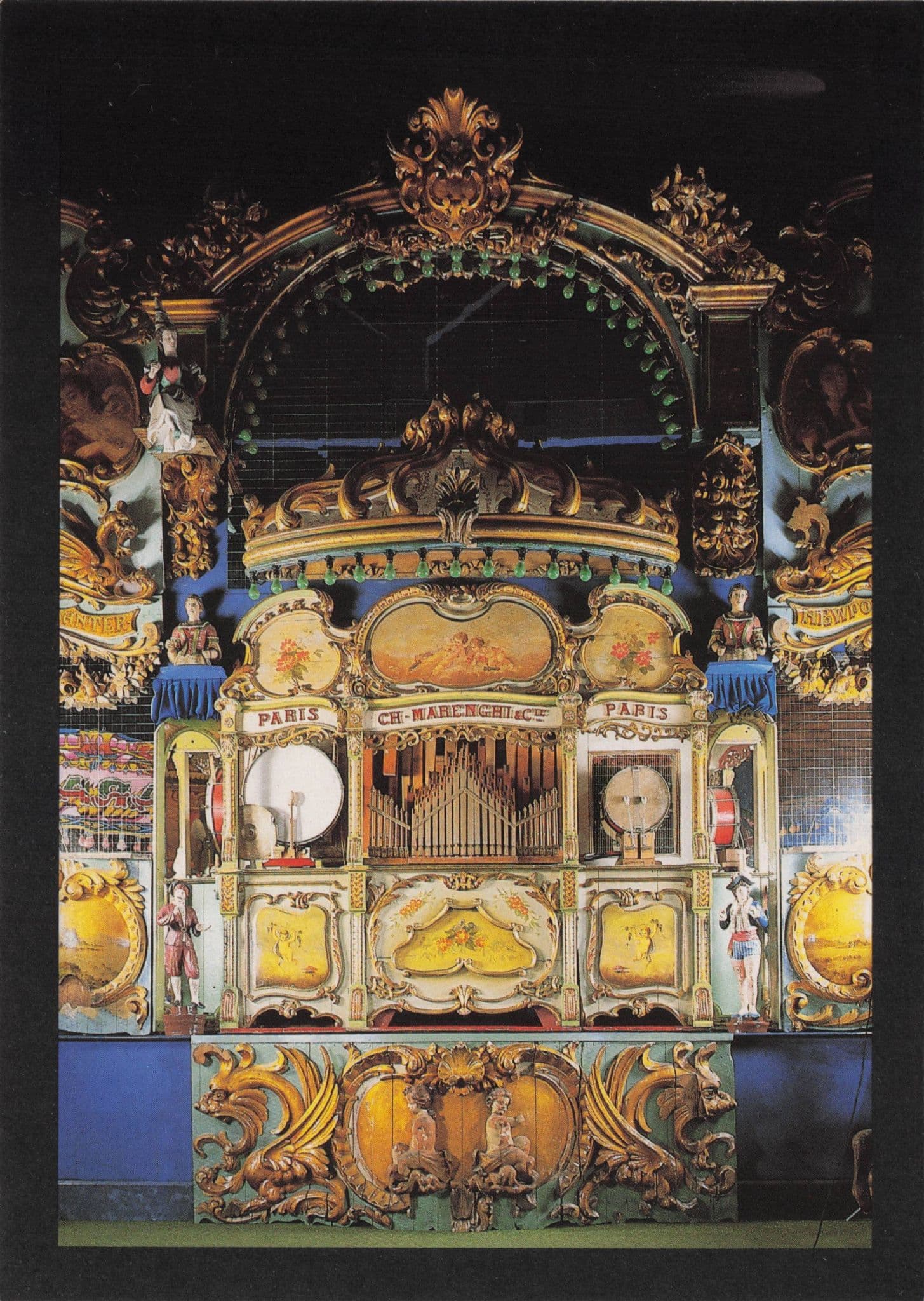 Wookey Hole Somerset Spectacular Old Fairground Organ Postcard