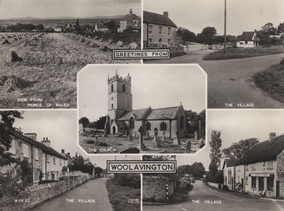 Woolavington Newsagents Stores Somerset RPC Vintage Postcard