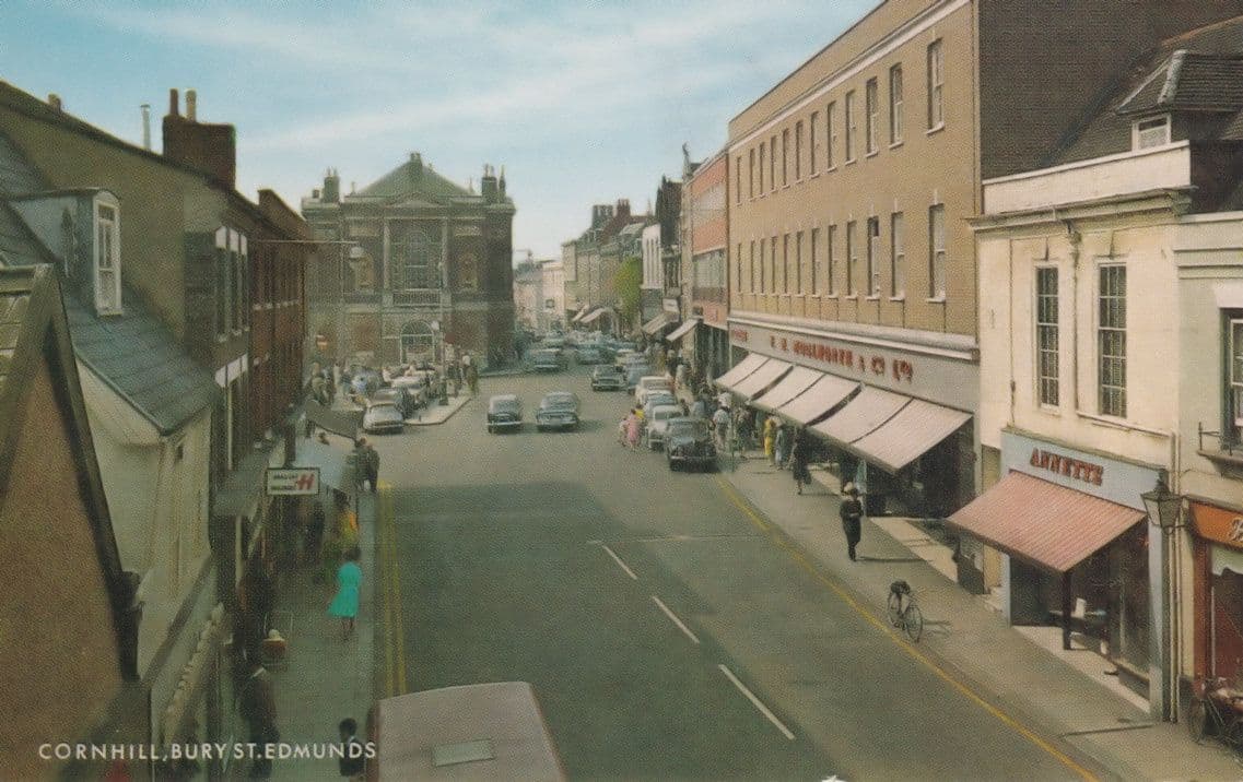 Woolworths at Bury St Edmunds Suffolk 1970s Postcard