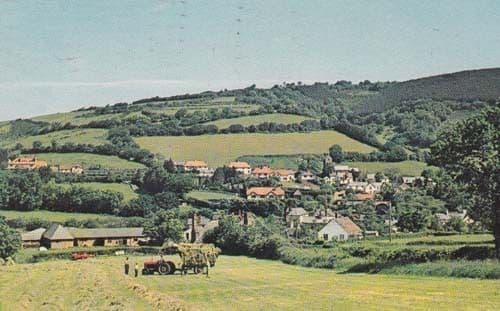 Wootton Courtney Somerset Exmoor Village Photo Postcard