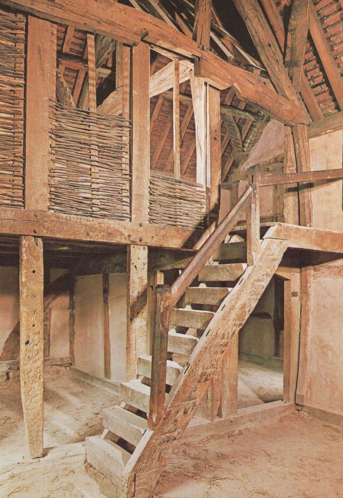 Worcester Medieval 15th Century Merchant House Exhibit Postcard