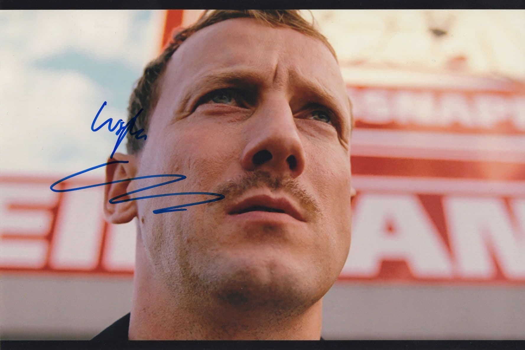 Wotan Wilke Mohring German Film Actor 12x8 Hand Signed Photo