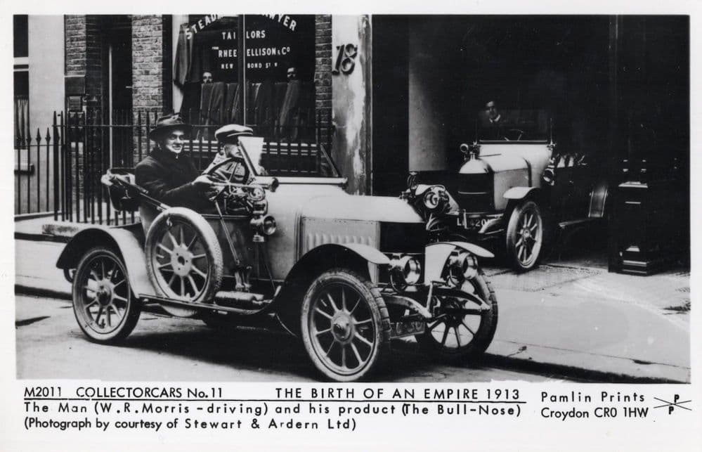 WR Morris Bullnose Morris Car in 1913 London Photo Postcard