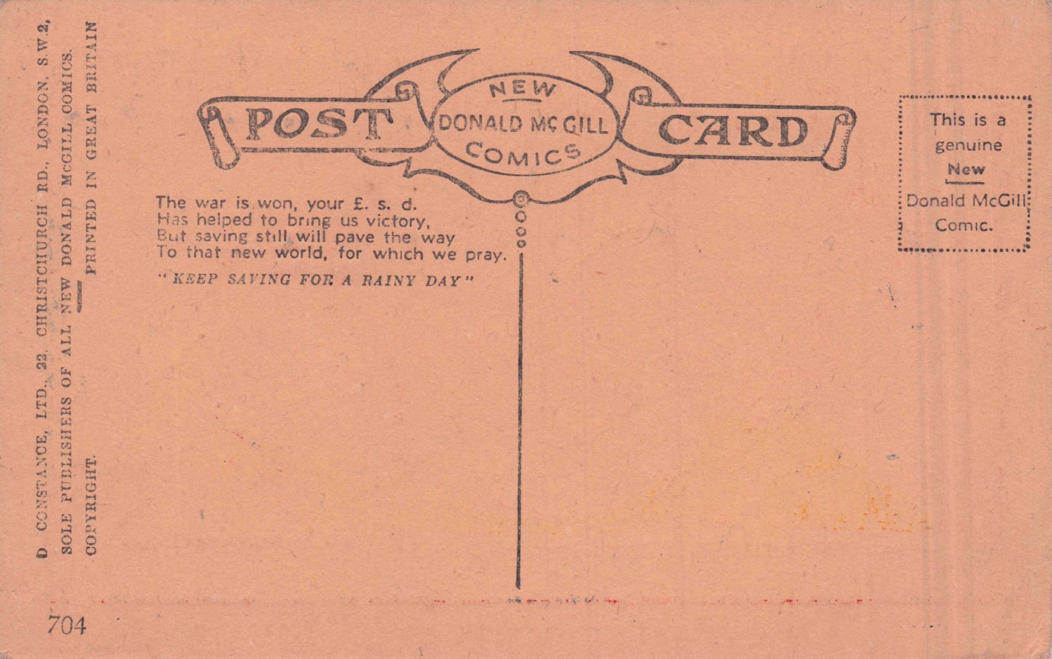 Wrestlers Wrestling Donald McGill Constance Antique Comic Postcard