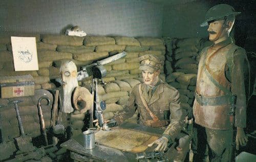 WW1 Trench Dug Out Nova Scotia Army Museum Canada Postcard