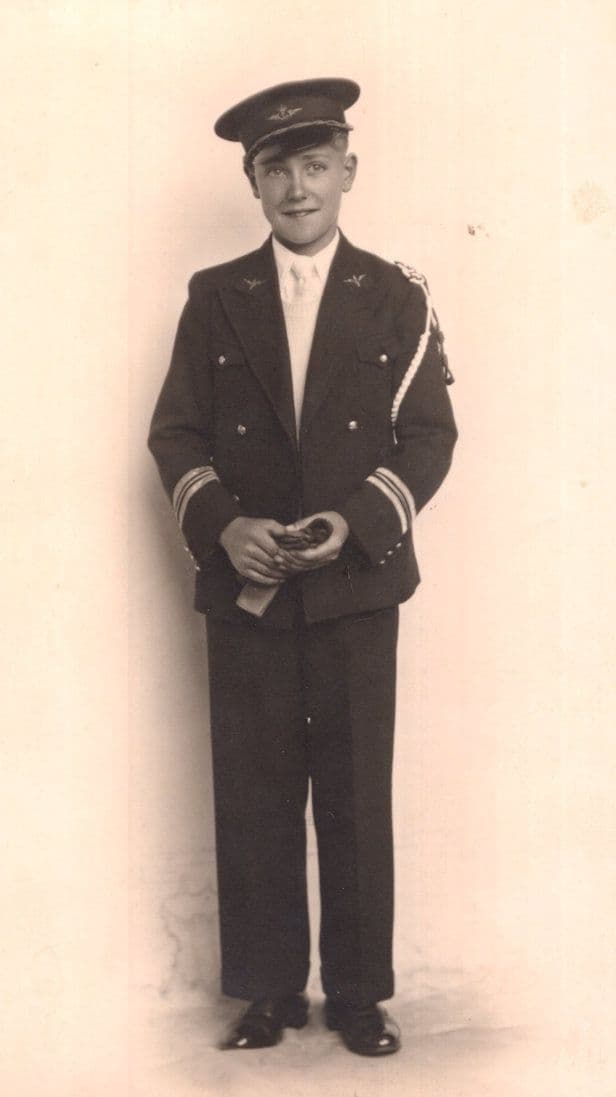 WW2 French Sailor Musical Comedy Theatre Photo Postcard