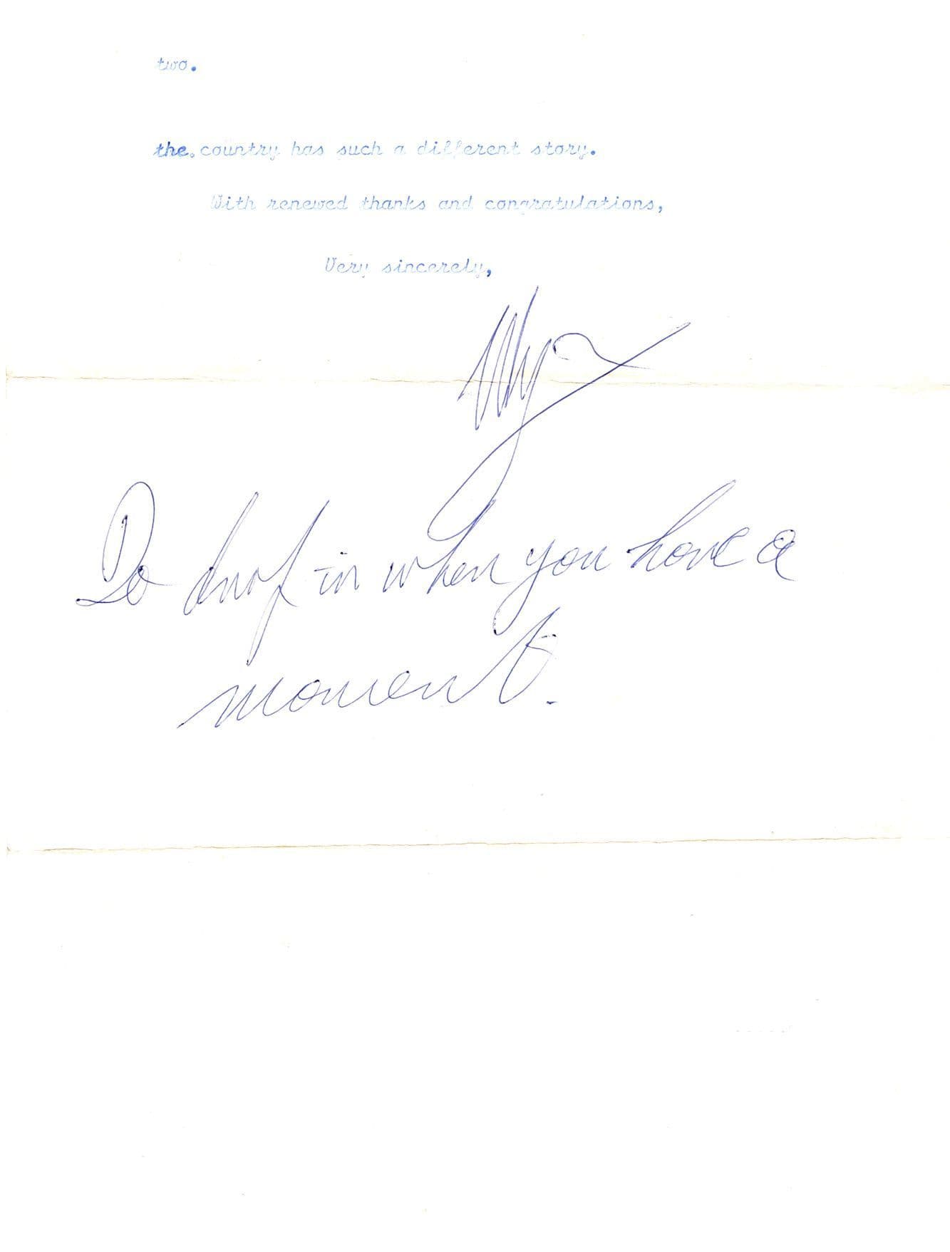 Wyn Calvin Welsh Comedian 1963 Newspaper Signed Letter