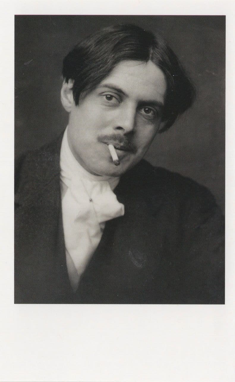 Wyndham Lewis Book Author National Portrait Gallery Postcard
