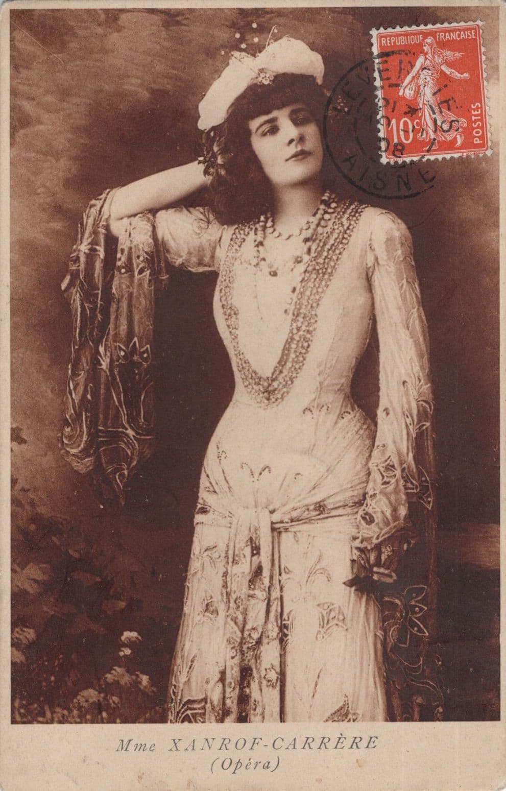 Xanrof Carrere French Opera Soprano Rare 1908 Postcard